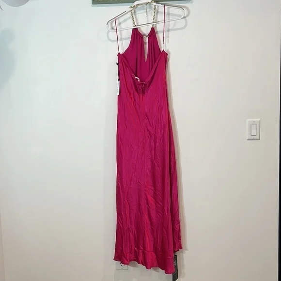 ASTR the label Women's Kazia Dress gold chain halter Size XL new with tag pink - Picture 9 of 12